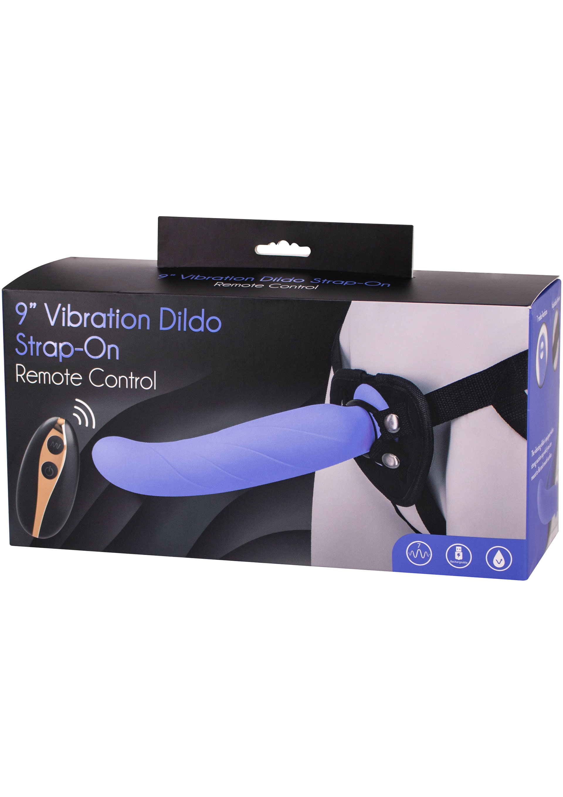 Vibration Dildo Strap-On 9inch 25207 / 8003